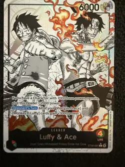 Luffy and Ace Parallel Alt Art Starter Deck EX: Luffy & Ace ST30-001 English NM - Image 1