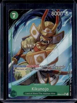 One Piece TCG Kikunojo Alternate Alt Art SR EB04-012 English OP14 Azure Seven NM - Image 1
