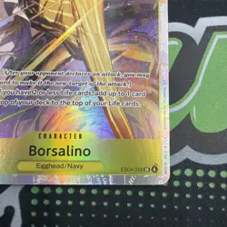 ONE PIECE TCG Borsalino EB04-058 Alt Art SR Parallel Egghead Crisis OP15 NM/M #2 - Image 4