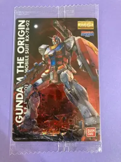 RX-78-02 GUNDAM THE ORIGIN GUNDAM Wafer Card BANDAI Very Rare Japanese - Image 1