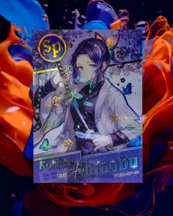 Shinobu Kocho SP Demon Slayer Textured Gold Holo Foil Card Anime GMZR-SSP-02 - Image 1