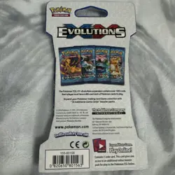 Pokemon TCG XY Evolutions Sleeved Booster Blister Pack New 10 Cards Blastoise - Image 2