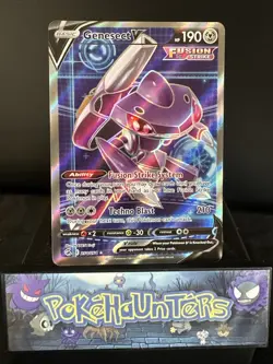 Pokemon Card Genesect V 254/264 Fusion Strike Ultra Rare Full Art Near Mint - Image 1