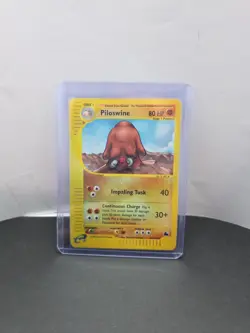 Pokemon TCG English Card eReader Skyridge Piloswine Reverse Holo 43/144 Rare - Image 1
