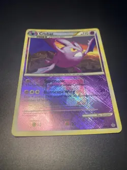 CROBAT 14/95 Unleashed LEAGUE PROMO Crosshatch Pokemon Card NM - Image 2