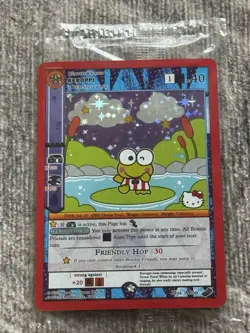 2023 SDCC Exclusive Promo MetaZoo X Hello Kitty Collab Keroppi Card - Image 1