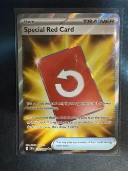 Special Red Card 113/086 Me04: Chaos Rising Holo - Image 1