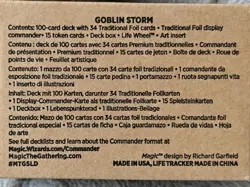 Magic The Gathering Secret Lair Commander Deck: Goblin Storm SEALED In Hand - Image 2