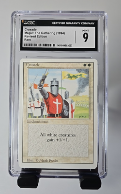 MTG Crusade Revised Rare CGC 9 Mint - Image 2