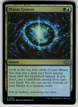 Planar Genesis Foil Uncommon Modern Horizons 3 198 MTG Near Mint 2024 - Image 1
