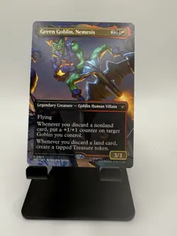 Green Goblin, Nemesis (Borderless) Spider-Man MTG Magic the Gathering-0023 - Image 1