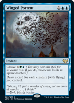 4 x Winged Portent - Innistrad: Crimson Vow - NM-Mint - MTG - Image 1