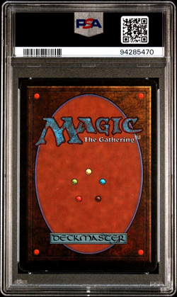 1993 MTG Magic the Gathering Unlimited Manabarbs Vintage Rare PSA 8 NM-MT POP 3 - Image 2