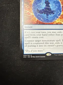 Magic: The Gathering Force of Negation Double Masters 2022 Rare Blue Instant EN - Image 5