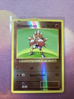 Pokemon TCG Hitmonchan XY Evolutions 62/108 Reverse Holo Rare Card - Image 1