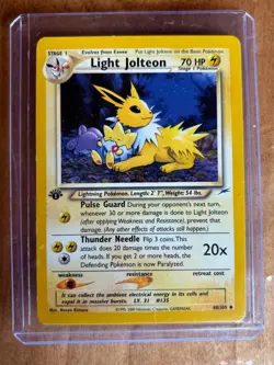 Pokemon Neo Destiny Light Jolteon 1st Edition - Image 1
