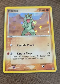 Machop 64/101 Hidden Legends Reverse Holo Pokemon - Image 1