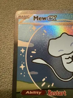 POKEMON BUBBLE MEW EX #232 PALDEAN FATES Special Illustration Rare Holo SIR NM+ - Image 5