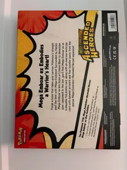 Pokemon TCG: ME Ascended Heroes Mega Emboar EX Factory Sealed Box - Image 2