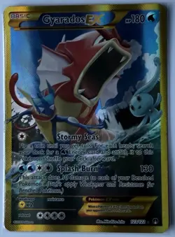 Pokemon Gyarados EX 123/122 BREAKpoint Secret Rare Full Art Holo 2016 - LP - Image 1