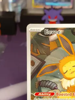Eevee 173 Pokemon Prismatic Evolutions Holo ETB Black Star Promo - Image 2