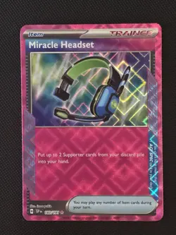 MIRACLE HEADSET 183/191 ACE SPEC RARE SURGING SPARKS POKEMON NM - Image 1