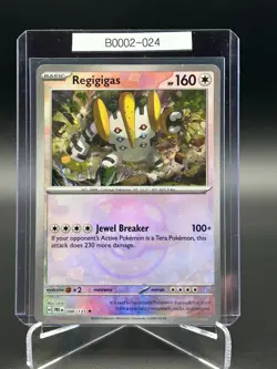 Pokemon TCG Regigigas 086/131 Prismatic Evolutions Master Ball RH B0002-024 - Image 1