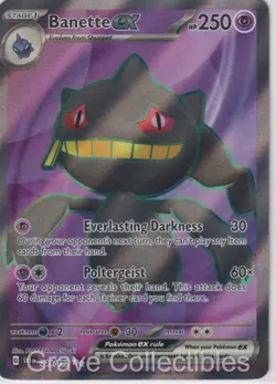 Banette ex 229/198 Ultra Rare Scarlet & Violet Pokemon NM/M - Image 1