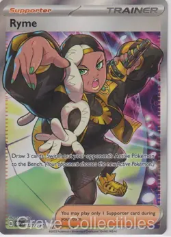 Ryme 221/197 Ultra Rare Obsidian Flames Pokemon NM/M - Image 1