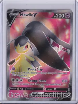 Mawile V 178/195 Ultra Rare Silver Tempest Pokemon NM/M - Image 1