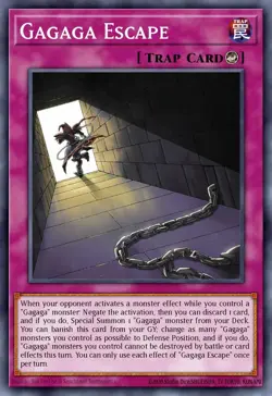 Yugioh! Gagaga Escape BLGG-EN037 Battles of Legend: Glorious PREORDER - Image 1