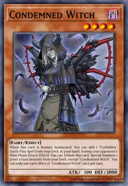 Yugioh! Condemned Witch BLGG-EN071 Battles of Legend: Glorious PREORDER - Image 1