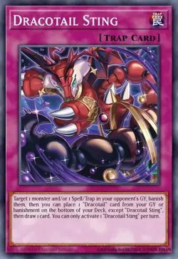 Yugioh! Dracotail Sting BLGG-EN136 Battles of Legend: Glorious PREORDER - Image 1