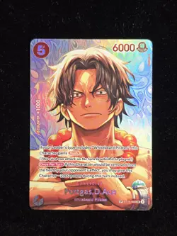 Portgas.D.Ace (SR) (SP) ST15-005 One Piece TCG The Time of Battle English NM - Image 1