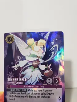 Tinker Bell - Snowflake Collector (Store Championship) 34 Disney Lorcana Foil - Image 4