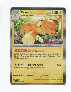 Pawmot - (Prerelease) 006 Holo - Pokemon TCG SV: Scarlet & Violet Promo Cards - Image 1