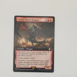 Cavern-Hoard Dragon - Extended Art Regular - MTG LTC R 0114 - Image 1