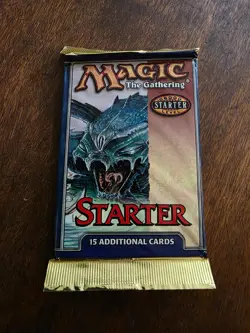 Magic the Gathering Starter 15 Card Booster Pack 1999 New Factory SEALED - Image 1