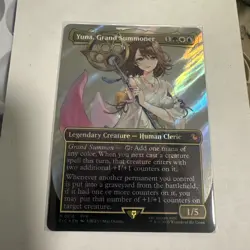 Yuna, Grand Summoner (Borderless) (Surge Foil) EN [FIC - 216] - NM TCG MTG - Image 2