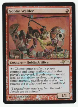 MtG Goblin Welder FOIL Judge Promo Like Urza's Legacy DCI 1 of 2 listed - Image 1