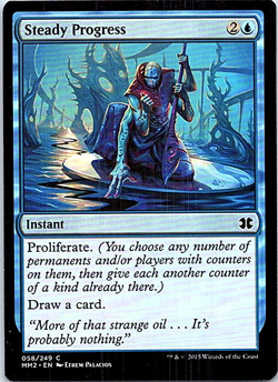 Steady Progress Magic The Gathering Modern Masters 2015 Light Play - Image 1