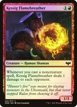 Magic The Gathering MTG KESSIG FLAMEBREATHER FOIL Innistrad: Crimson Vow NM - Image 1