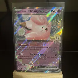 Pokemon - Lillie's Clefairy ex 76/580 - Double Rare Holo - Ascended Heroes - Image 1