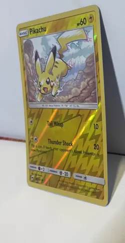Pikachu 40/147 SM Burning Shadows Reverse Holo 60 HP LP - Image 2