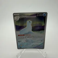 Pokemon Dewgong 097/094 Paldean Fates Rare Holo Stage 1 130 HP EN - Image 3