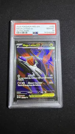 PSA 10 Mega Latias EX 163/132 Mega Evolution Ultra Rare Full Art Pokemon TCG - Image 1