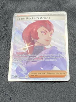 B6 Pokemon TCG Team Rockets Ariana 237/182 Destined Rivals Special Illustration - Image 1