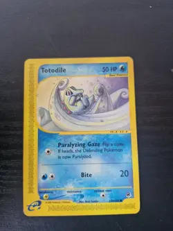 Totodile 135/165 Expedition Non Holo Pokemon Card - Image 1