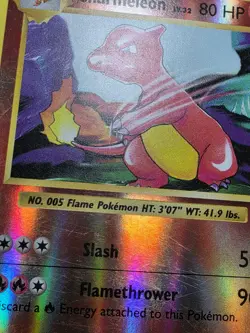 HP Charmeleon 10/108 Reverse Holo Evolutions Pokemon 2016 - Image 5