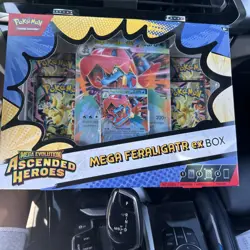 Pokemon Box Mega Evolution Ascended Heroes Feraligatr EX Pokemon TCG English - Image 4